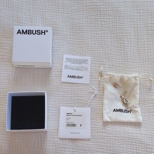 Ambush Bunny Charm earrings silver no color